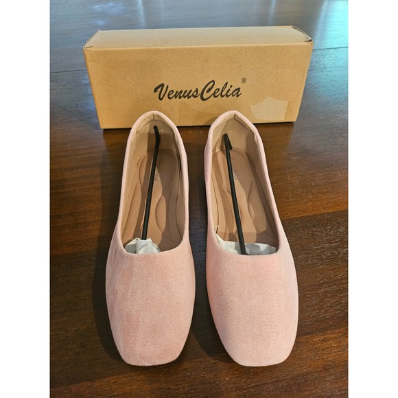 Venus Celia Pink Ballet Flats - Size 11  - New In Box - Picture 1 of 6